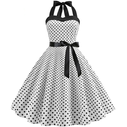 Funki Findz | Dresses | Women's Rockabilly Swing Halter Dress
