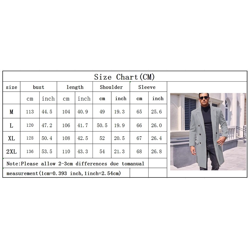 Funki Findz | Jackets | Men's Stylish Business Casual Overcoat