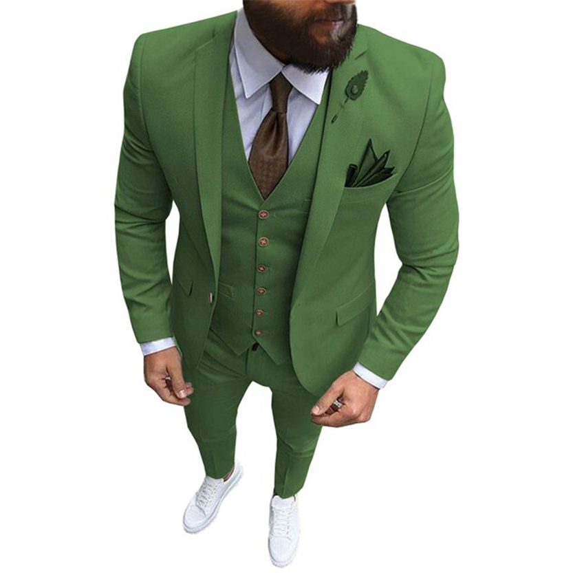 Funki Findz | Suits | Men's Formal Wedding Attire | 3 Pcs Slim Fit