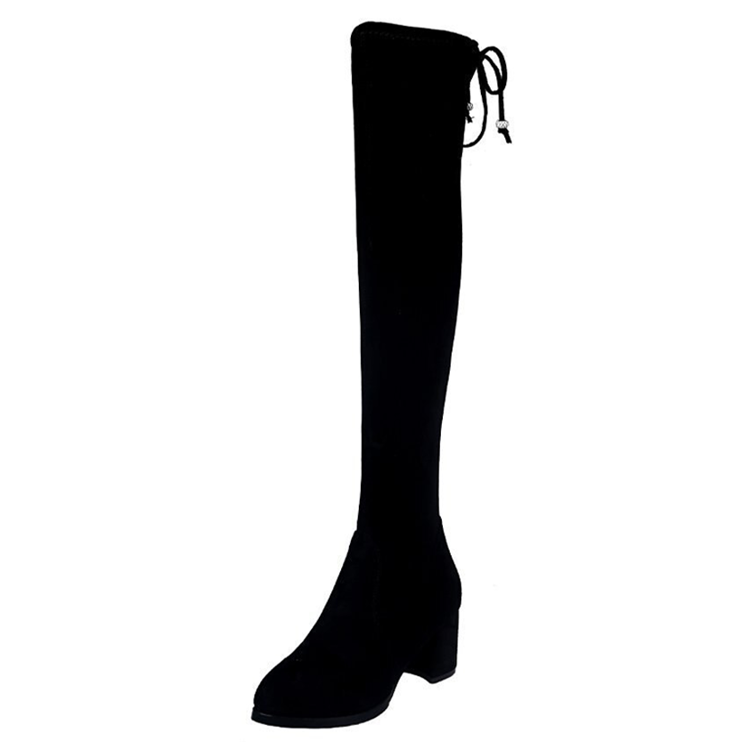 Funki Findz | Boots | Women's Thigh High Block Heel Boots 4|6|8