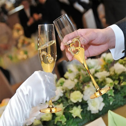 Funki Findz | Glasses | Wedding Champagne Flutes Cake Set x 4