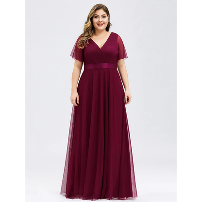 Funki Findz | Dresses | Women's Plus Size Long Evening Dress