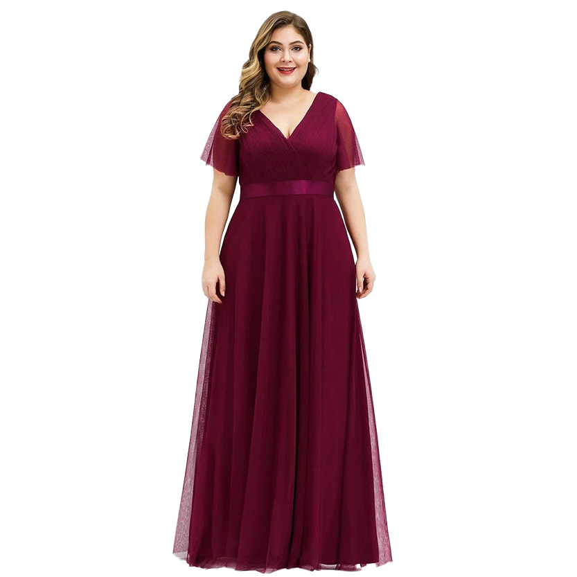 Funki Findz | Dresses | Women's Plus Size Long Evening Dress