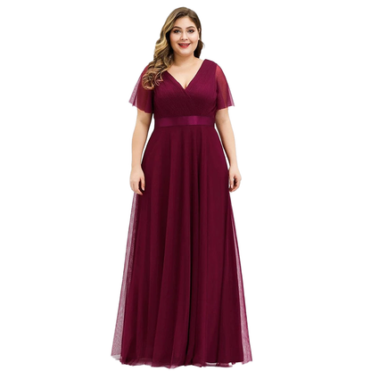 Funki Findz | Dresses | Women's Plus Size Long Evening Dress