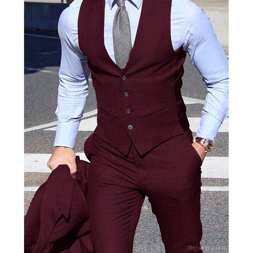 Funki Findz | Suits | Men's 3 Pcs Formal Grooms Suit | Slim Fit