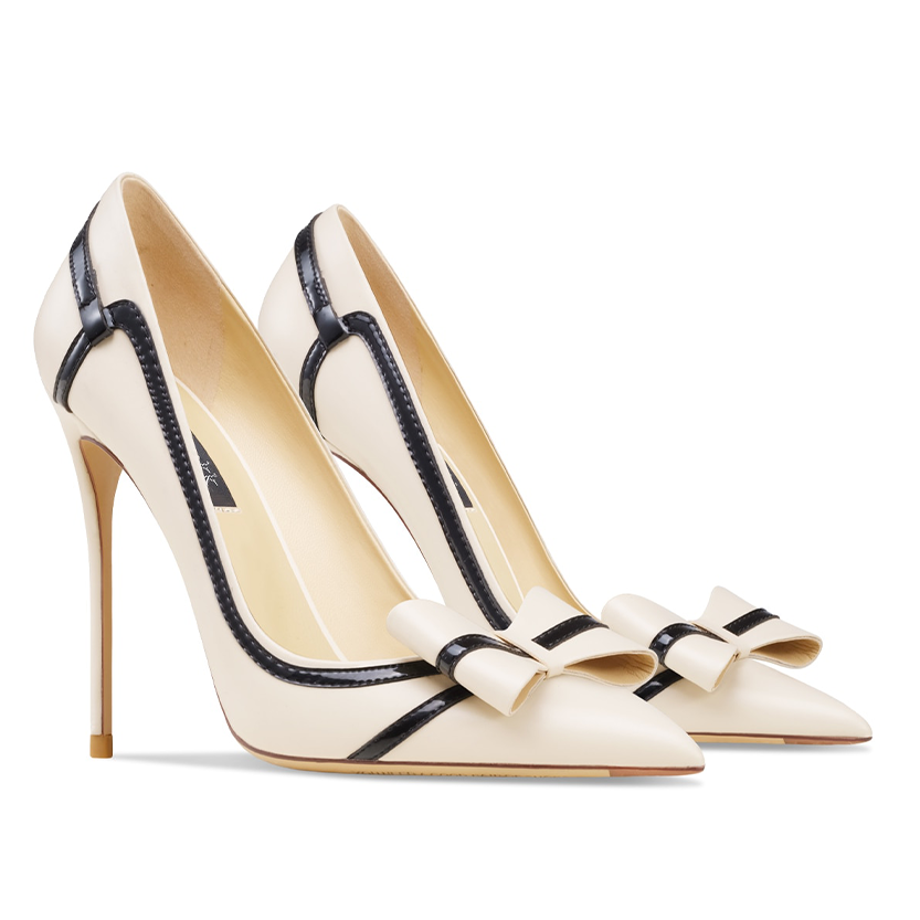 Funki Findz | Shoes | Women's Leather Butterfly-Knot Stilettos