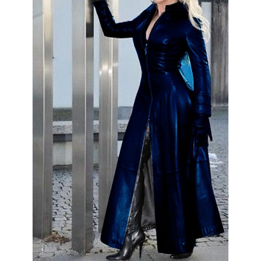 Funki Findz | Jackets | Women's Faux Leather Long Jackets