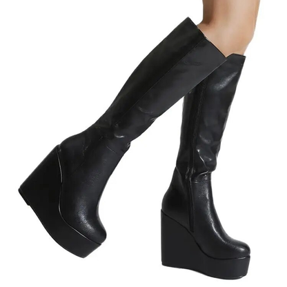 Funki Findz | Boots | Women's High Luxury Gothic Platform Boots