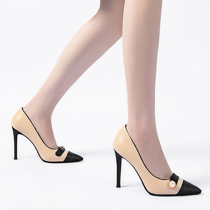 Funki Findz | Shoes | Women's Luxury Pearl Buttoned Stilettos