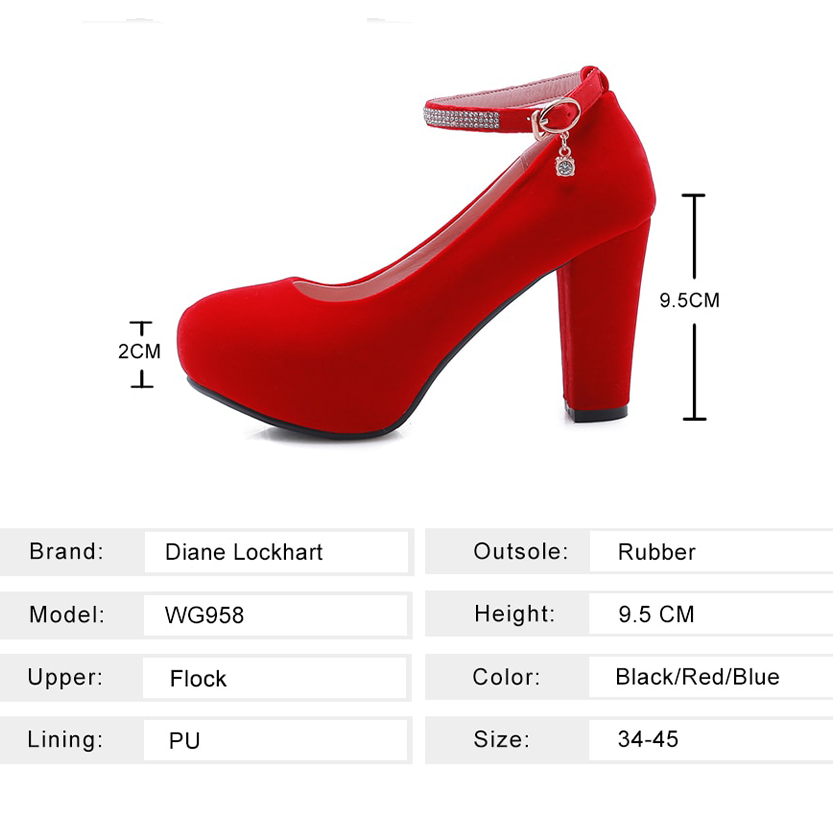 Funki Findz | Shoes | Women's Velvet Flock Platform Mary Janes