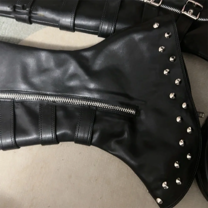 Funki Findz | Boots | Women's Gothic Punk Buckle Zip Boots