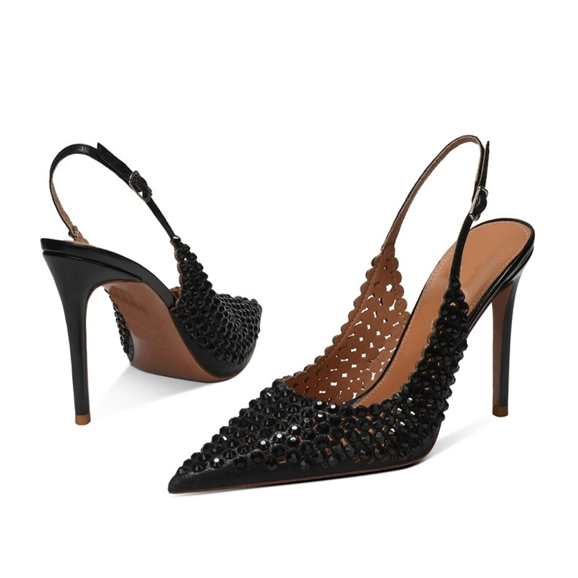 Funki Findz | Shoes | Women's Metallic Bling Bridal Slingbacks