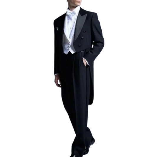 Funki Findz | Suits | Men's Custom Tailored 3 Pcs Wedding Tux