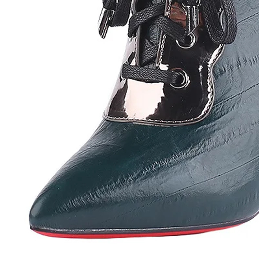 Funki Findz | Boots | Women's High Heeled Lace-up Ankle Boots