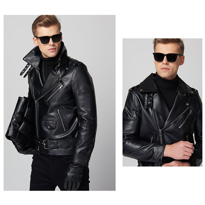 Funki Findz | Jackets | Men's Stylish Faux Leather Biker Jacket