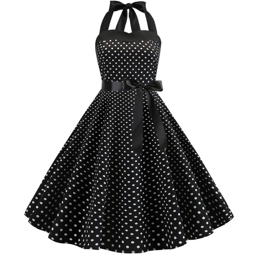 Funki Findz | Dresses | Women's Rockabilly Swing Halter Dress