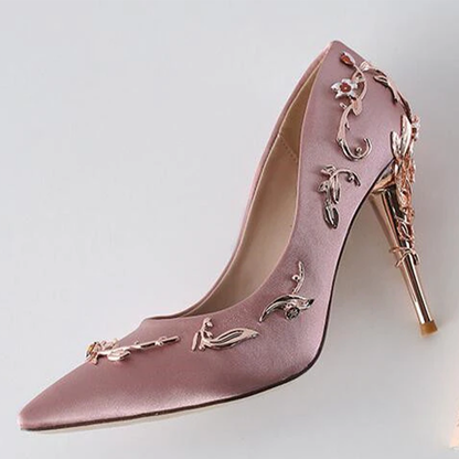 Funki Findz | Shoes | Women's Elegant Silk Formal Prom Stilettos