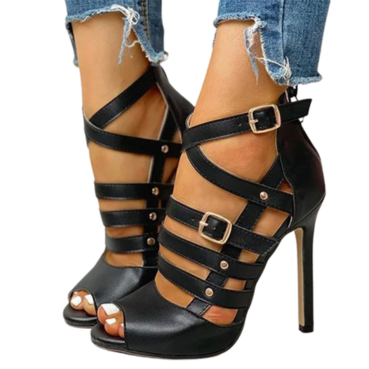 Funki Findz | Shoes | Women's Strappy Roman Stiletto Sandals