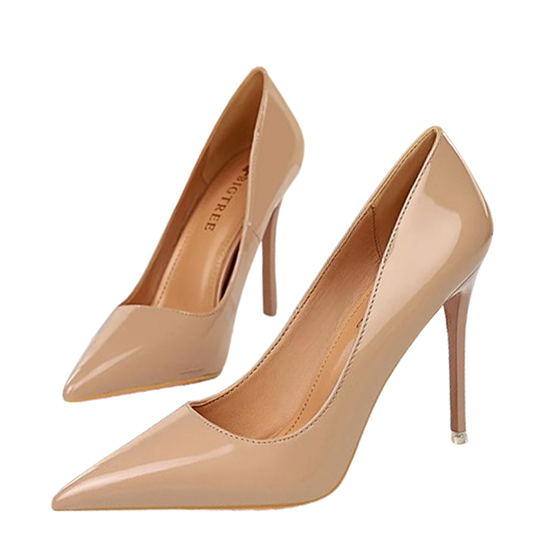 Funki Findz | Shoes | Women's Formal Mid-Heel Nude Scarpins