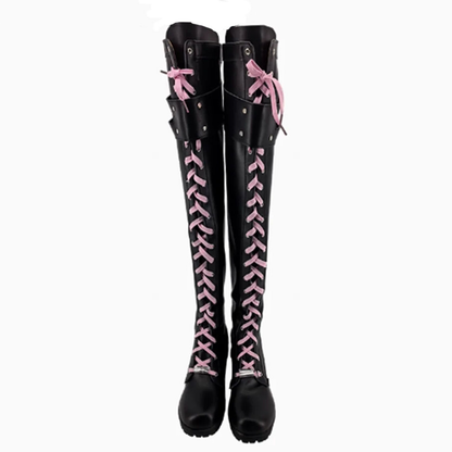 Funki Findz | Boots | Women's Cosplay Gothic Lace Up Boots