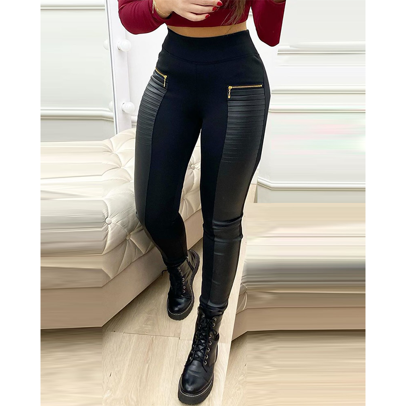 Funki Findz | Pants | Women Fashion PU Leather Pencil Pant