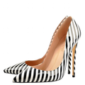 Funki Findz | Shoes | Women's Luxury Striped High Heel Stilettos