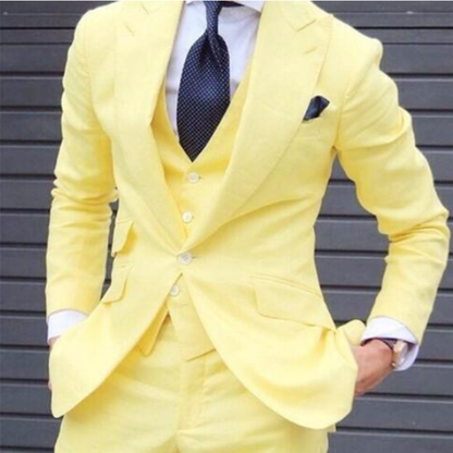 Funki Findz | Suits | Men's 3 Pcs Formal Grooms Suit | Slim Fit