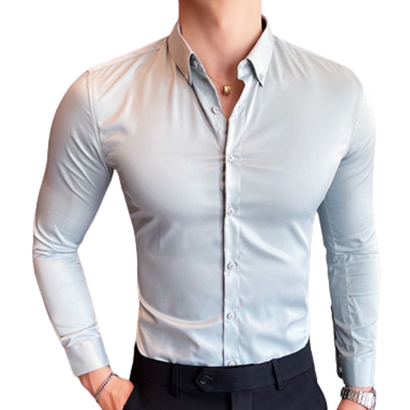 Funki Findz | Shirts | Men's Slim Fit British Style Dress Shirt 7XL