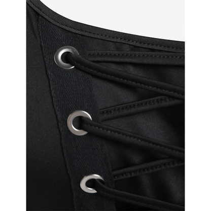 Funki Findz | Dresses | Women's Gothic Buckle Strap Party Dress
