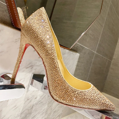 Funki Findz | Shoes | Women's Luxury Rhinestone Wedding Shoe