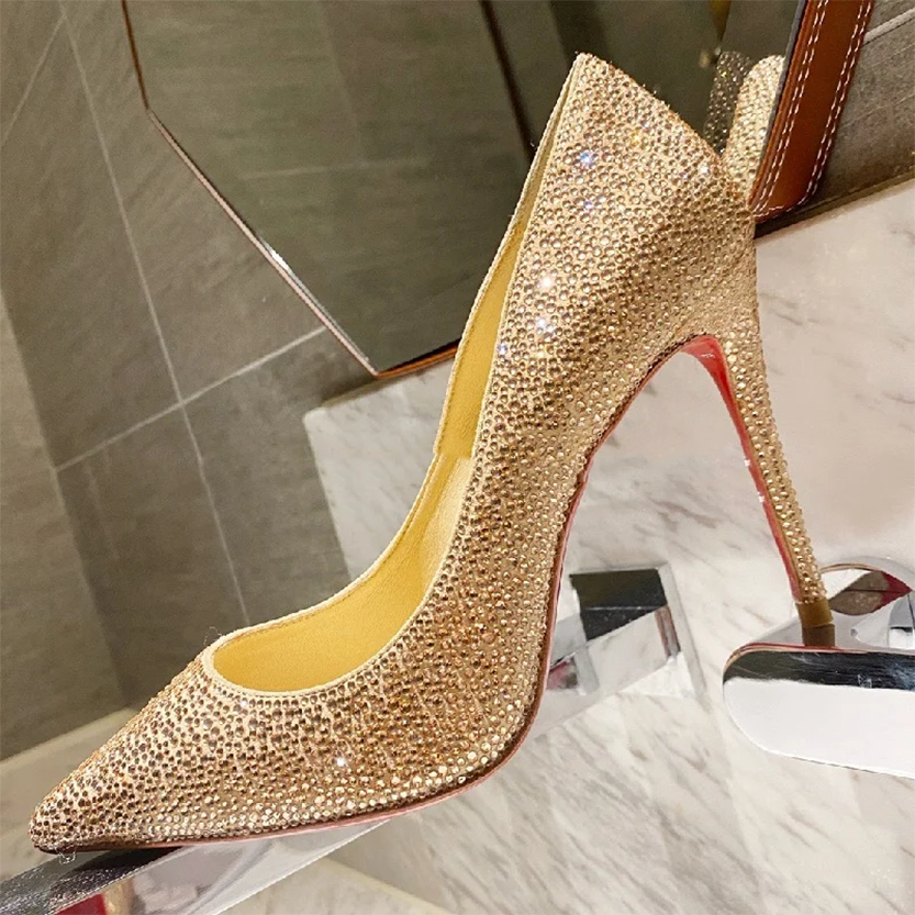 Funki Findz | Shoes | Women's Luxury Rhinestone Wedding Shoe