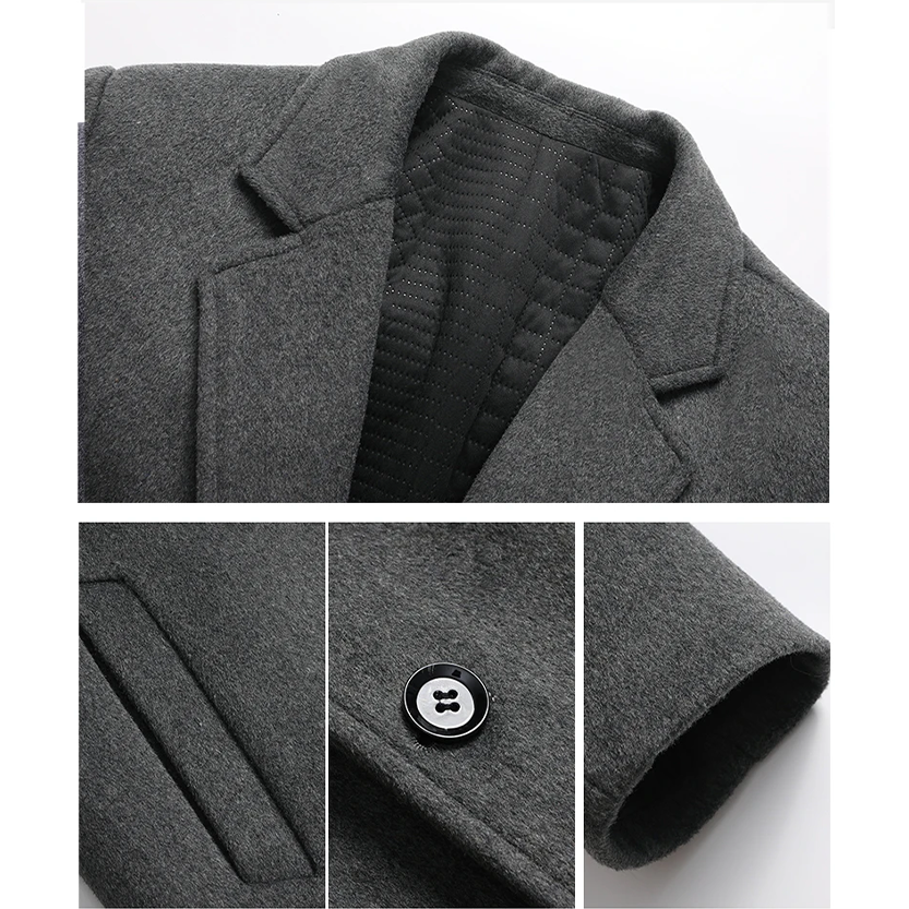 Funki Findz | Jackets | Men's Luxury Wool Blend Trench Coats