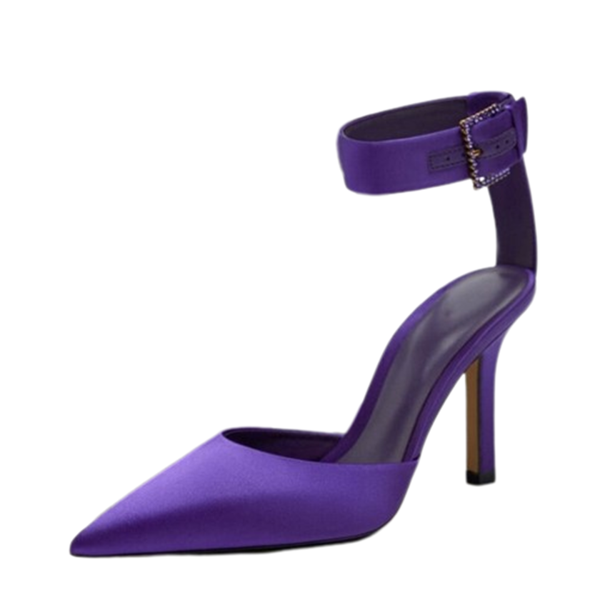 Funki Findz | Shoes | Women's Buckle Strap Pointed Toe Stilettos