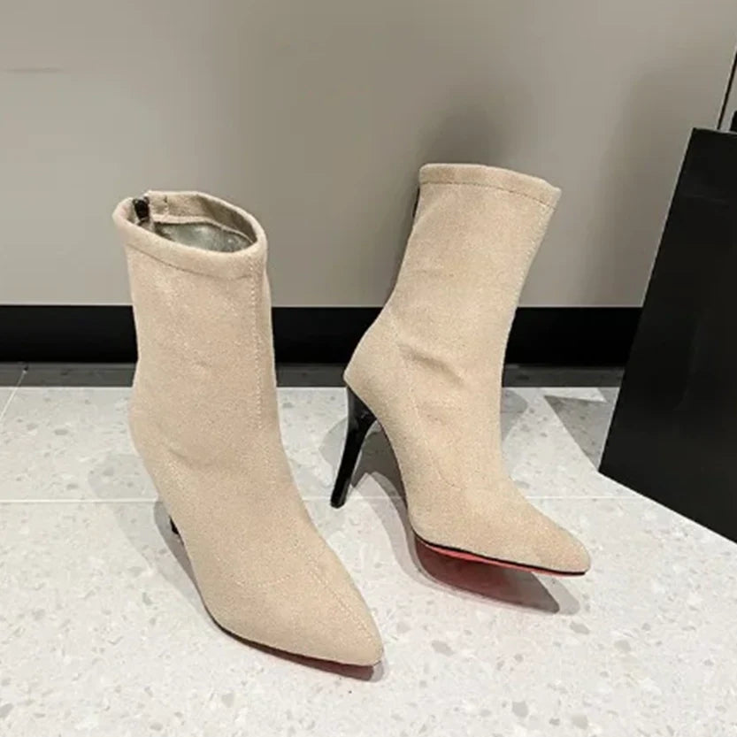Funki Findz | Boots | Women's Pointed Toe Stiletto Ankle Boots