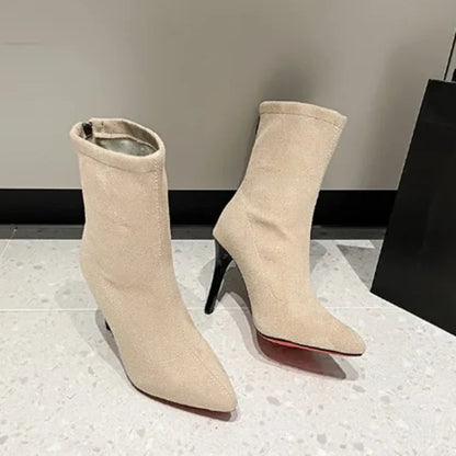 Funki Findz | Boots | Women's Pointed Toe Stiletto Ankle Boots
