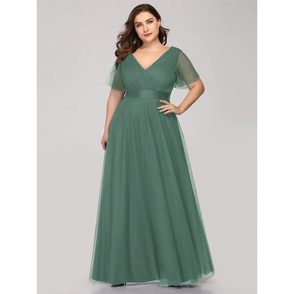 Funki Findz | Dresses | Women's Plus Size Long Evening Dress