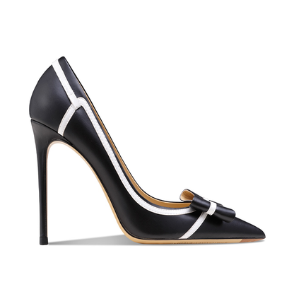 Funki Findz | Shoes | Women's Leather Butterfly-Knot Stilettos