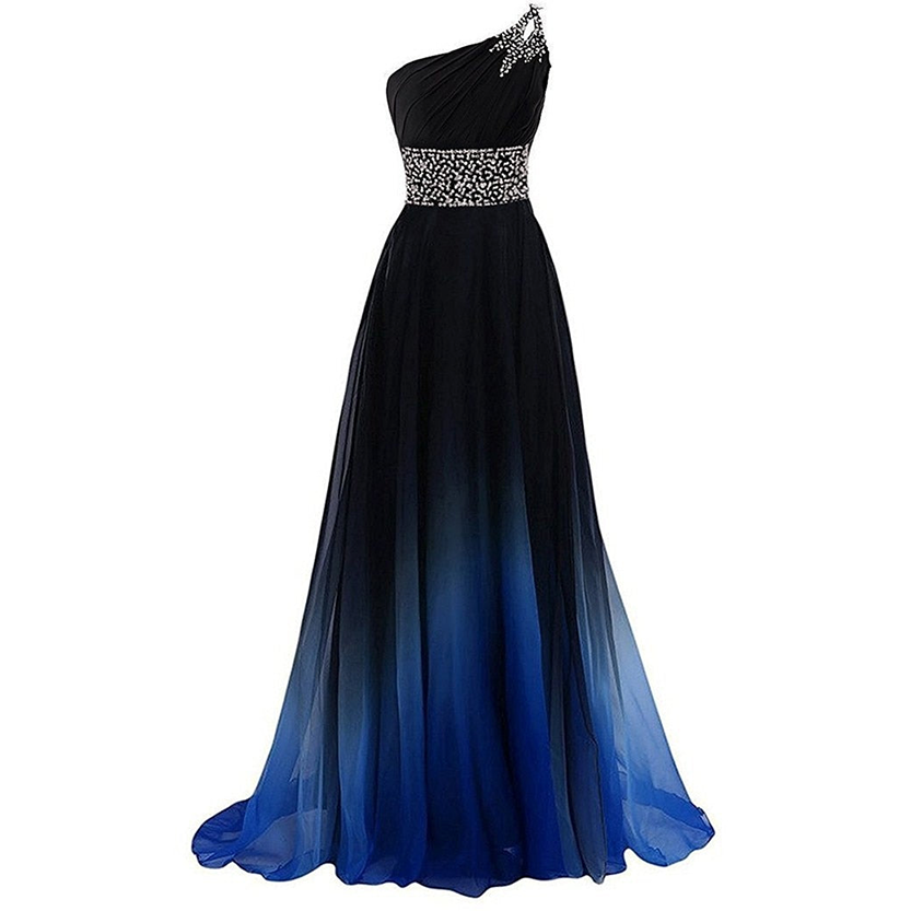 Funki Findz | Dresses | Women's Long Chiffon Evening Dress