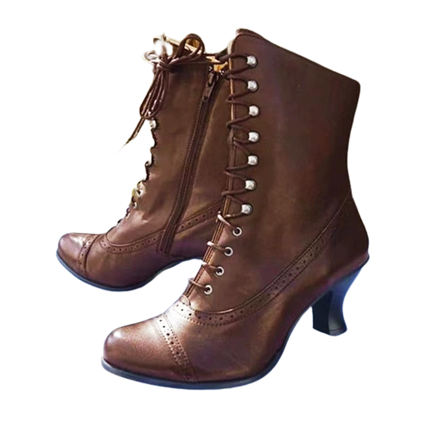Funki Findz | Boots | Women's Steampunk Victorian Granny Boot