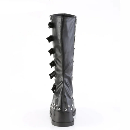 Funki Findz | Boots | Women's Gothic Punk Buckle Zip Boots