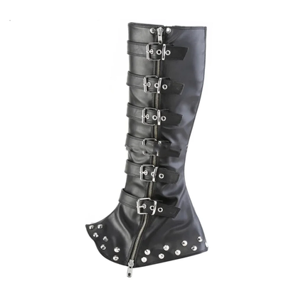 Funki Findz | Boots | Women's Gothic Punk Buckle Zip Boots
