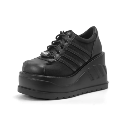 Funki Findz | Boots | Women's Gothic Punk Buckle Zip Boots