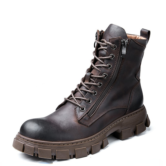 Funki Findz | Boots | Men's Rustic Vintage Leather Ankle Boot