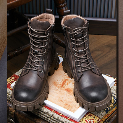 Funki Findz | Boots | Men's Rustic Vintage Leather Ankle Boot