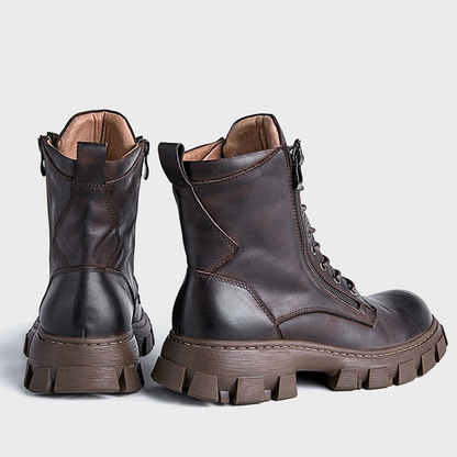 Funki Findz | Boots | Men's Rustic Vintage Leather Ankle Boot