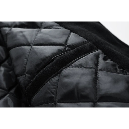 Funki Findz | Jackets | Men's Varsity Stand Collar Bomber Jacket
