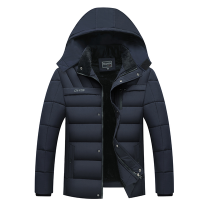 Funki Findz | Jackets | Men's Warm Winter Hooded Fleece Parka