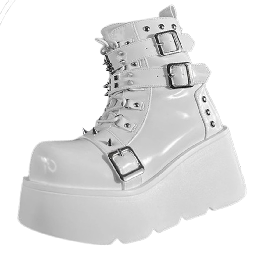 Funki Findz | Boots | Women's Gothic Platform Wedge Boots