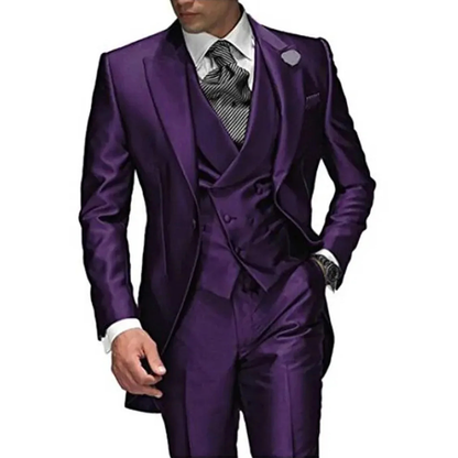 Funki Findz | Suits | Men's Luxury Formal Wedding Tuxedos 3Pc