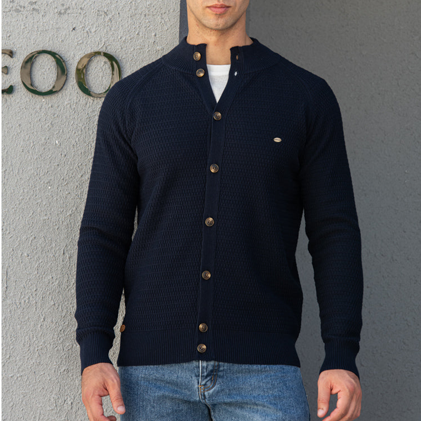 Funki Findz | Sweaters | Men's Mock Neck Buttoned Cardigans